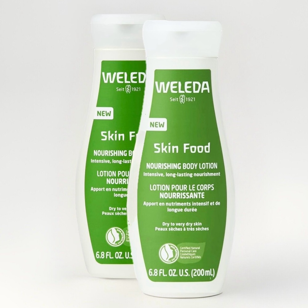 Weleda Skin Food Nourishing Body Lotion 6.8  fl oz/200ml (Pack 2) Exp 10/2026